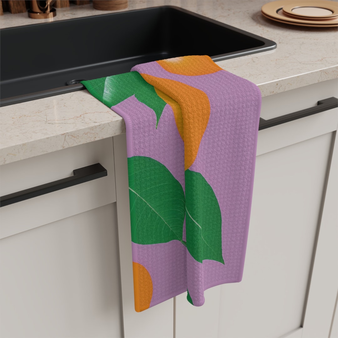 Anni Tea Towel I Mandarin