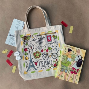 Bolsa de mano personalizada Heartstopper Paris