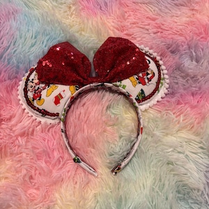 Mickey and Minnie Christmas ears