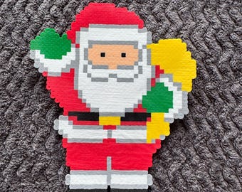 Pixel Plant in a Pot Nerdy Xmas Tree Home Decor Perler Beads Hama