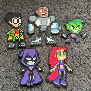 Teen Titan Perler Beads
