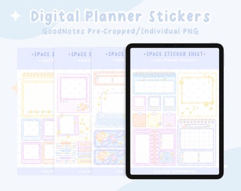 Planner Stickers, Digital Planner, Kawaii Stickers, Digital Stickers, Widgets, Sticky Notes, Planner Sticky Notes, Digital Sticky Notes