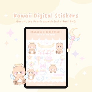 Cute Stickers, Planner Stickers, Digital Stickers, Digital Planner, GoodNotes Stickers, Kawaii Stickers, Kawaii Planner, Cute Planner