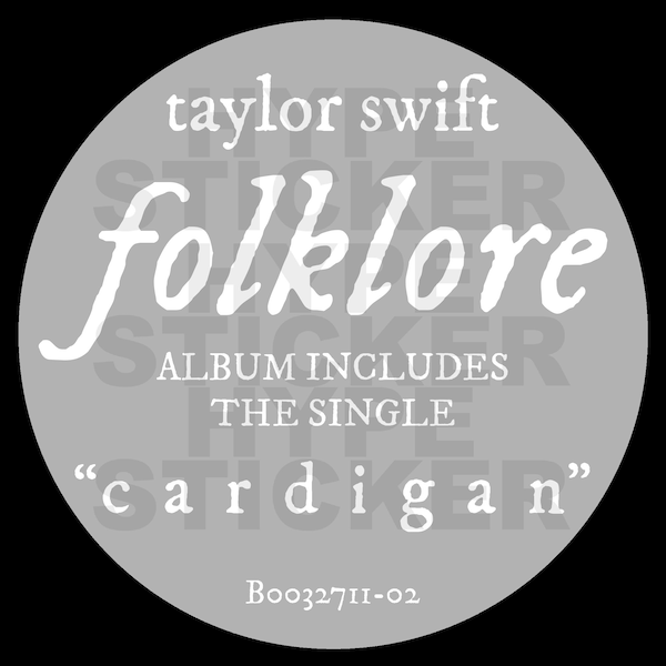 Taylor Swift - folklore - Hype Sticker