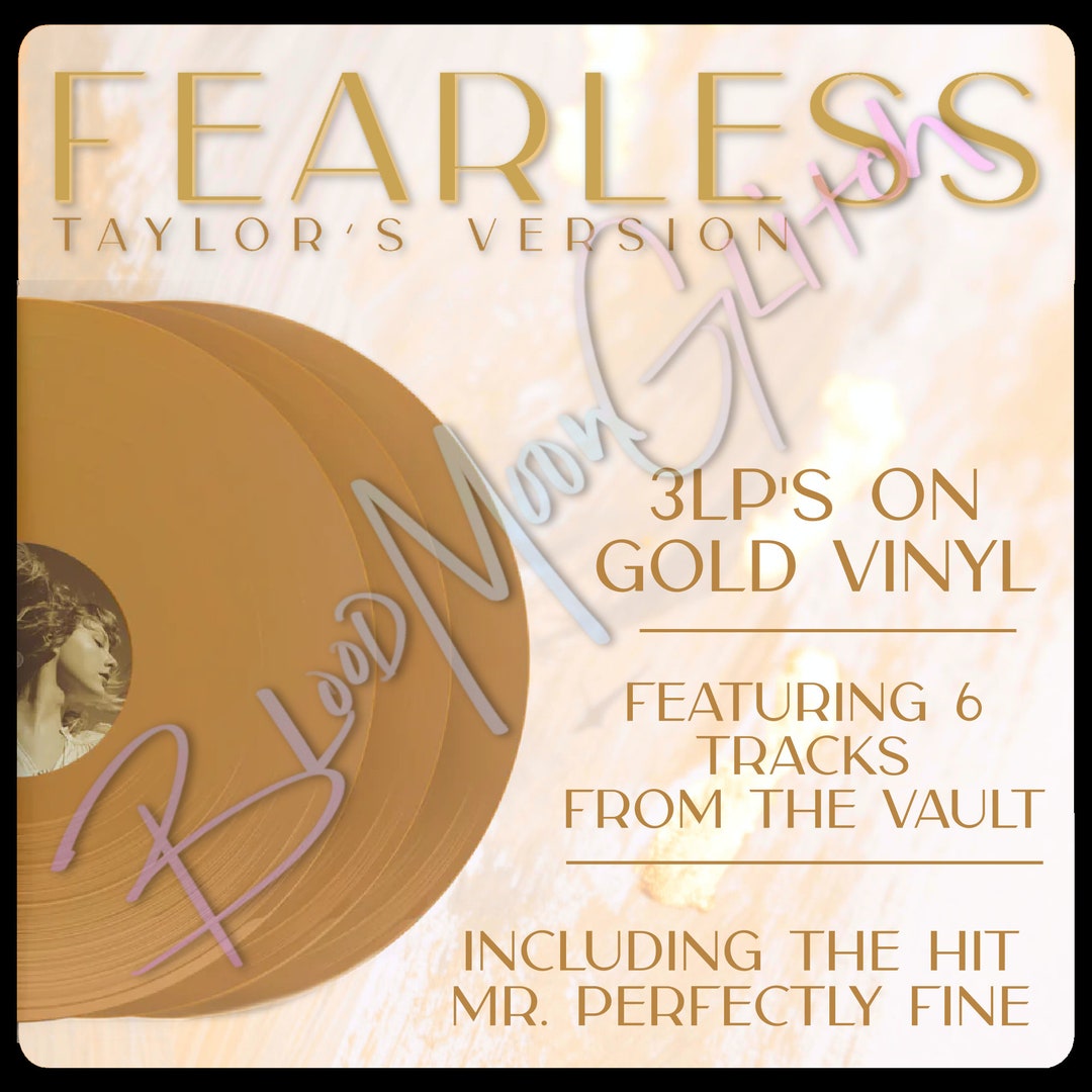 Fearless Sticker Taylor Swift Fearless taylor's Version Hype Sticker - Etsy