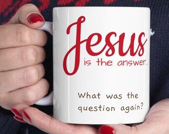 Coffee Mug Christian, Religious Mug, Christian Mug, Christian Gifts, Bible Mug, Coffee Cup, Ceramic Mug, Gift for Christian, Jesus Mug, Gift