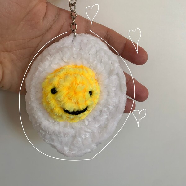 Crocheted Keychain accessory - Cheerful and Cute Bag Accessory