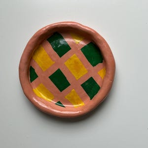 Handmade Clay Trinket Dish | Jewelry Holder | Minimalist Accessory Tray