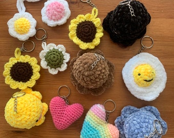 Accessoires de suspension de fleurs au crochet, accessoire de sac, ajout doux