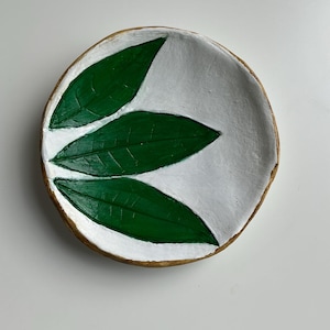 Handmade Clay Trinket Dish | Jewelry Holder | Minimalist Accessory Tray