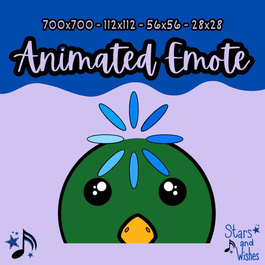 Green Bird Loading Sign - Animated Emote GIF Twitch Discord ...