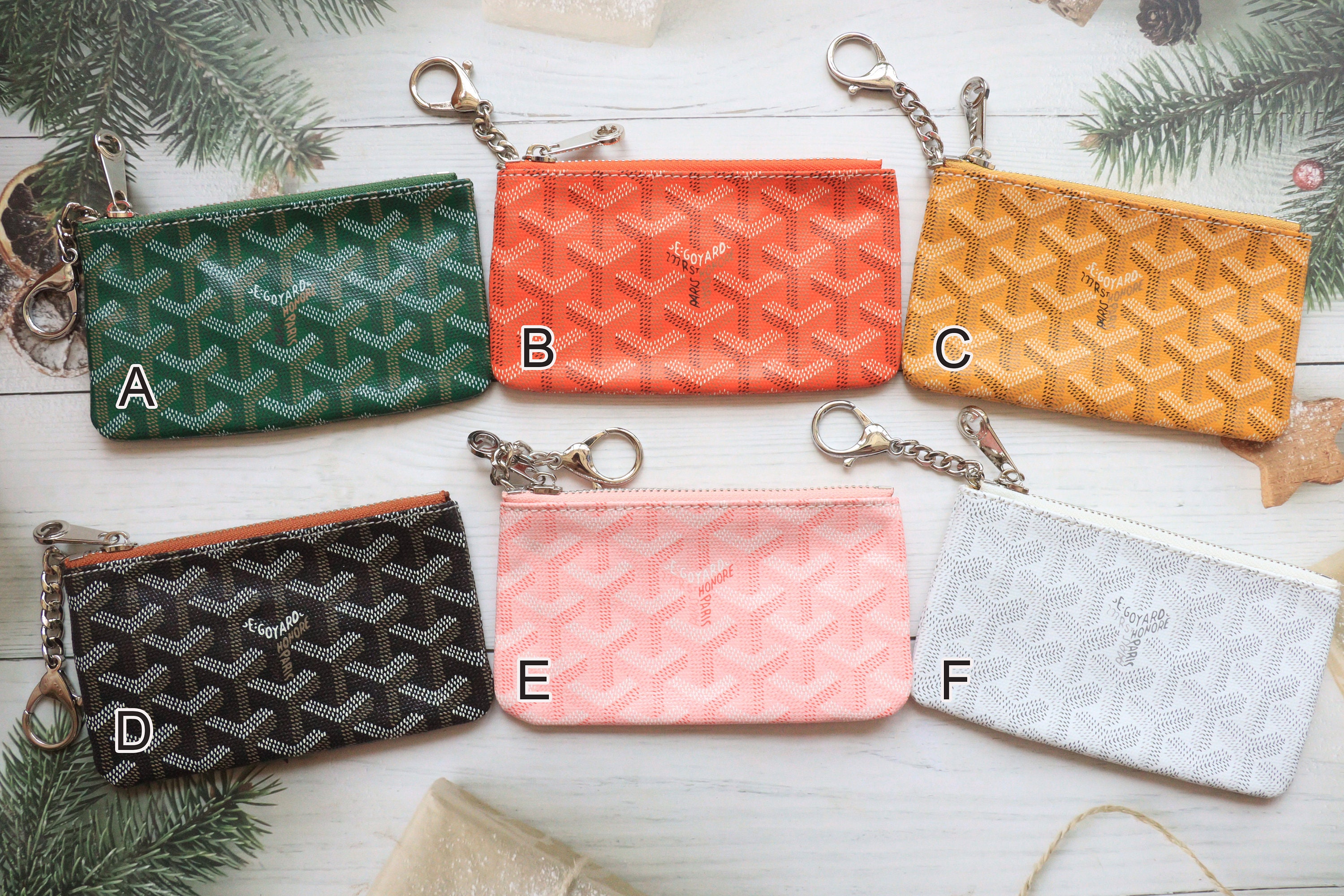 Goyard Key Pouch Goyard Card Holder Goyard Wallet Gift for Etsy