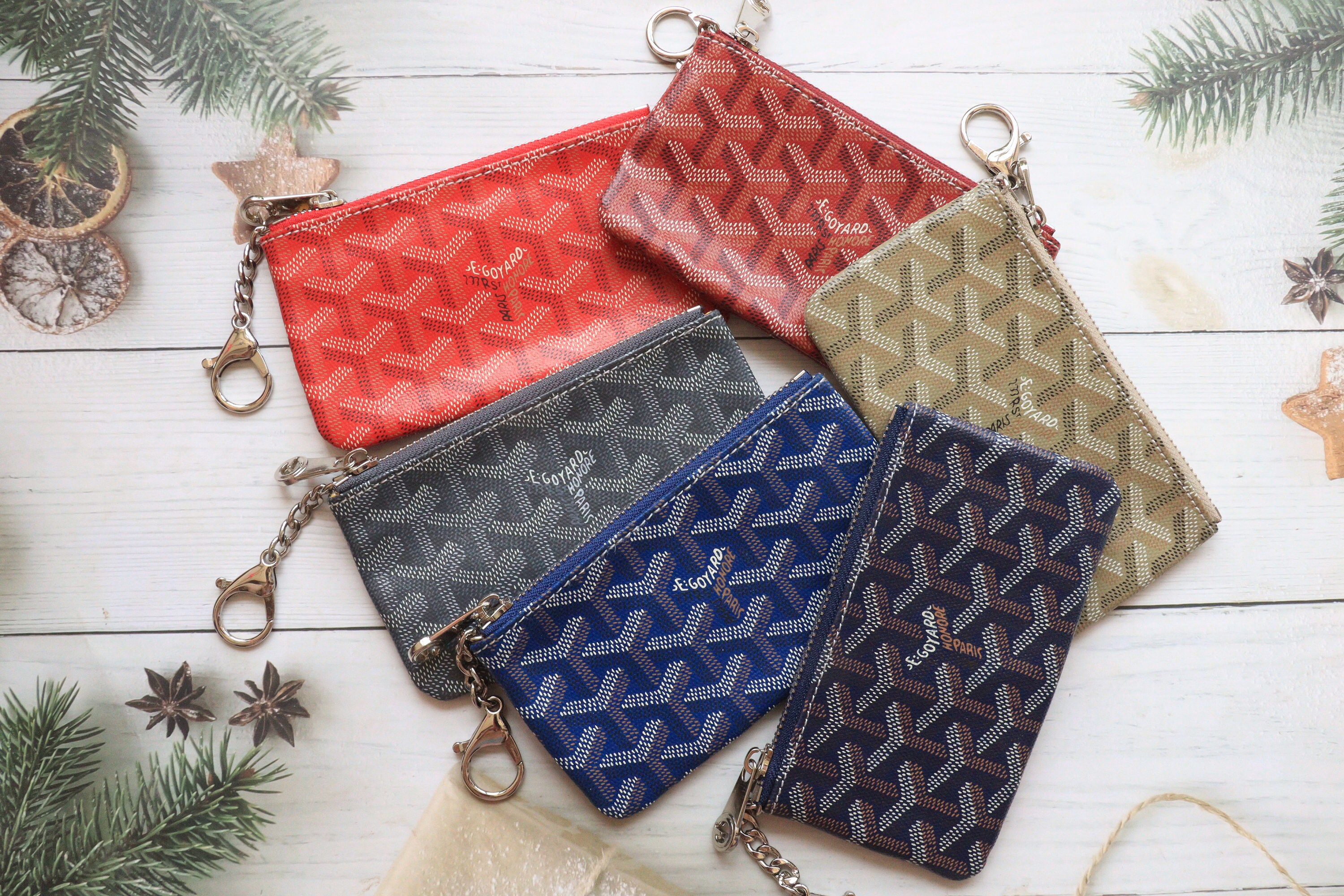 Goyard Key Pouch Goyard Card Holder Goyard Wallet Gift for Etsy