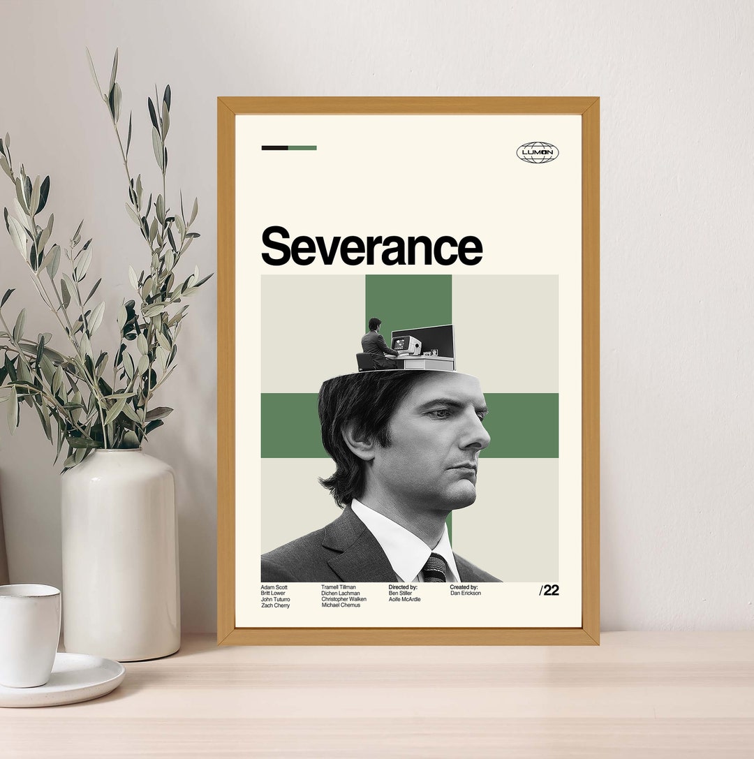 Severance Poster Severance Print Minimalist Movie Vintage Etsy