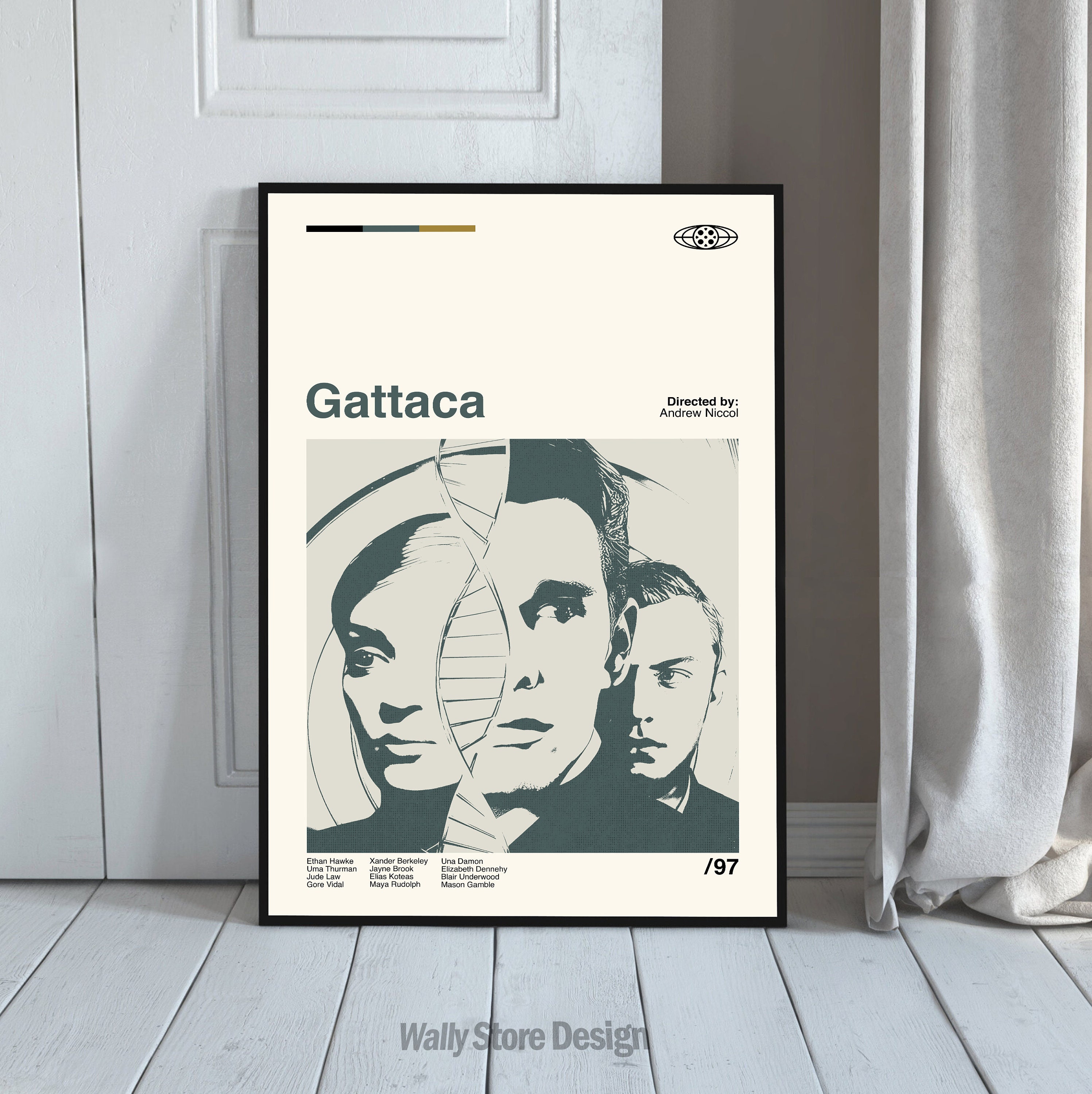 Gattaca Film Poster 40x60 Cm - Vintage Wanddekoration Für Wohnzimmer & Schlafzimmer