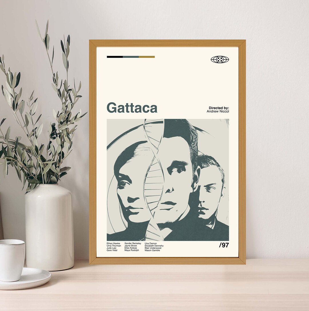 Gattaca Poster Andrew Niccol Poster Classic Movie Art Etsy