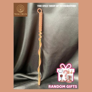 188MHz Copper Tensor Wand: Handmade Meditation & Yoga Tool