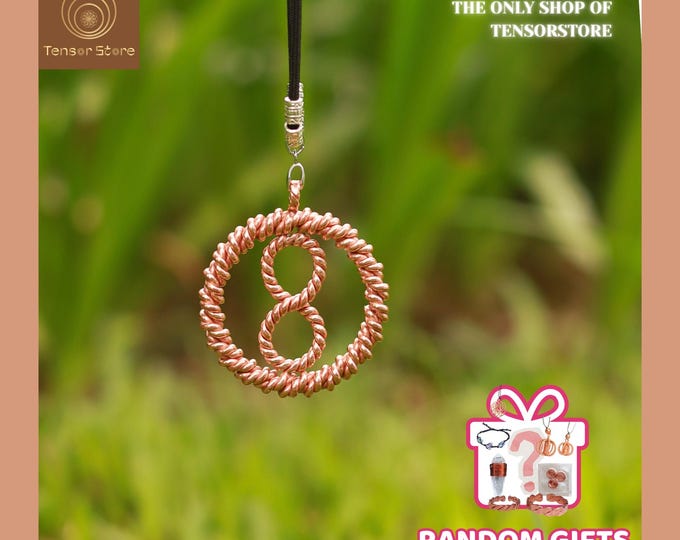 Infinity Loop Tensor Necklace | Universal Energy & Balance Pendant, 177mhz, Tensor, Tensor Ring