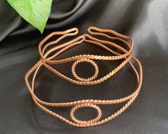 528Hz Tensor Crown: Handcrafted Copper Energy Healing Tool