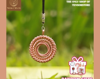 999 Cubit Tensor Ring Necklace: Double Twisted 432 Mhz Tensor