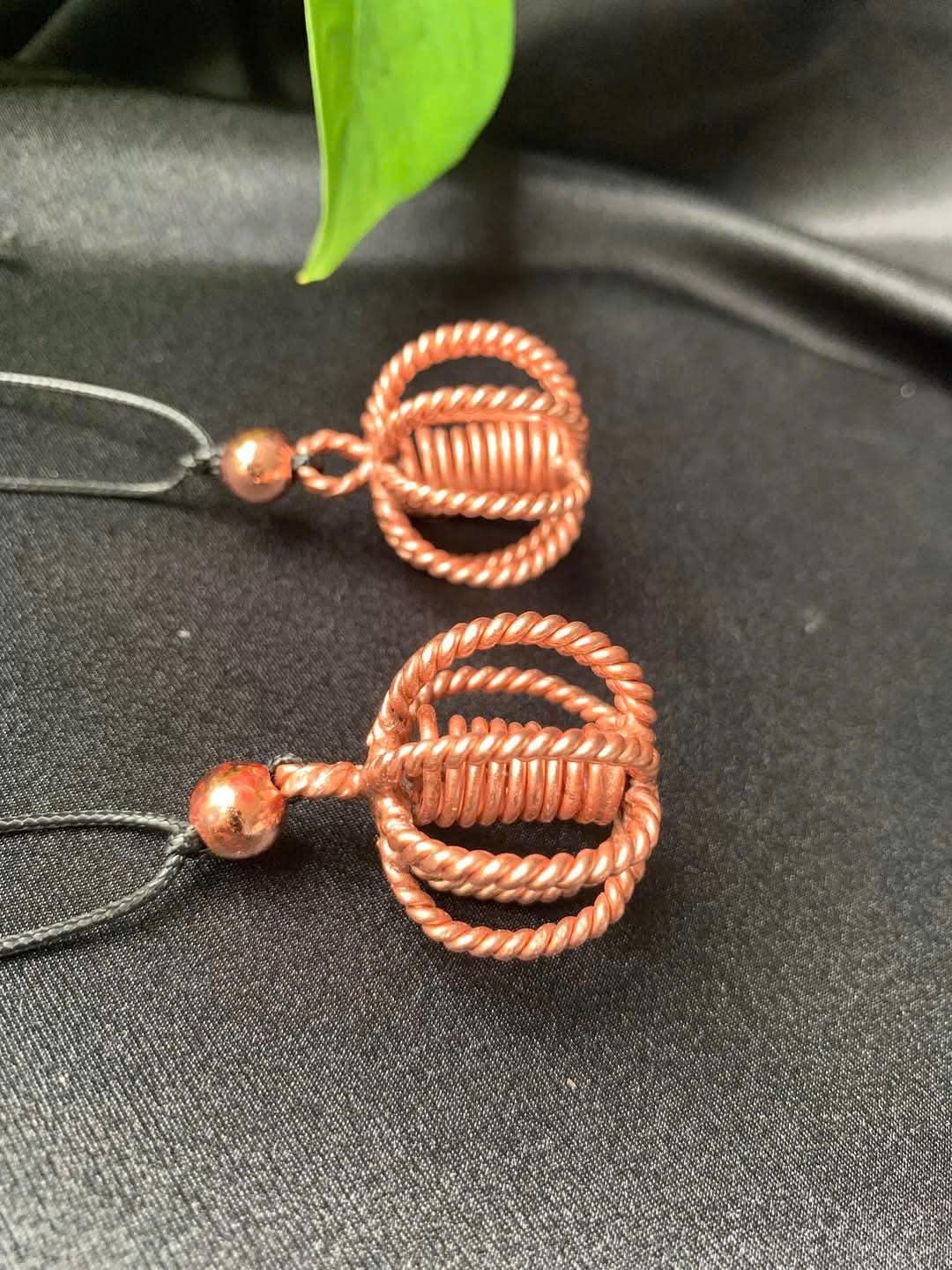 Tensor Harmonizer Personal Necklace – Handmade Red Copper