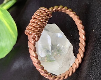 Handmade Copper Tensor Ring: Dual Frequency Energy Tool, Spiritual Jewelry