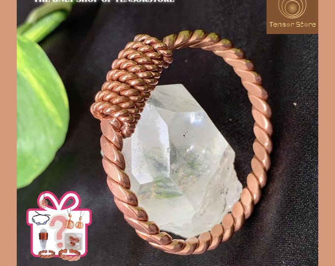 Handmade Copper Tensor Ring: Dual Frequency Energy Tool, Spiritual Jewelry