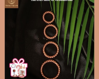 Customizable Tensor Ring 1/8 Cubit – Pure Copper, Multiple Frequency Options