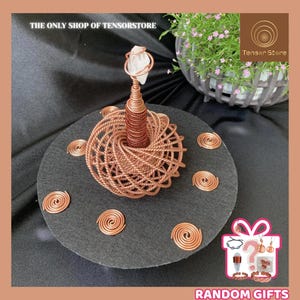 Orgonit Pyramidenform: Kupferspirale Heilige Geometrie - DIY Energie Werkzeug