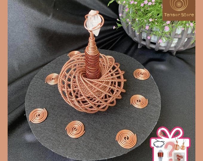 Orgonite Pyramid Mold: Copper Spiral, Sacred Geometry - DIY Energy Tool
