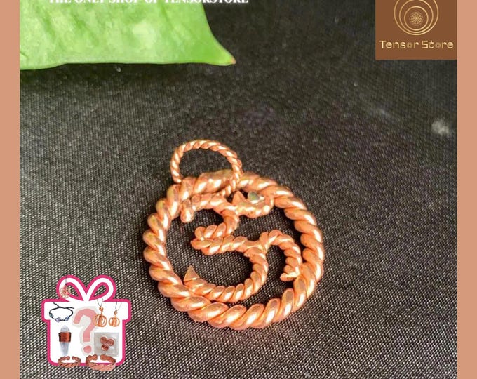 432Mhz Copper Om Pendant: Spiritual Energy Necklace
