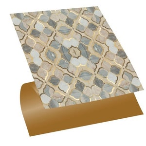 Moroccan style pvc tiles, Gray tile decals, Self adhesive PVC flooring, Peel and stick tiles, Vinyl floor tiles, DIY flooring