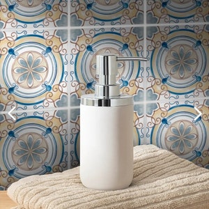 Vintage style tile stickers, Backsplash tile decals, Water resistant tile sticker, Peel and stick tiles for kitchen and bathroom