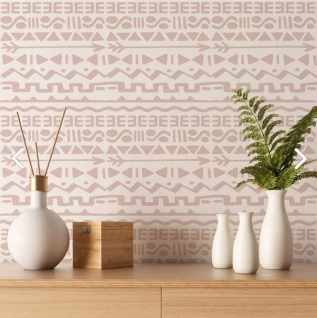 Scandinavian Wall Stencil Modern Wall Stencil Reusable - Etsy