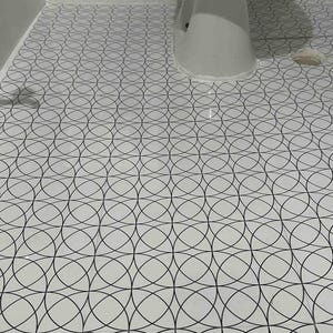 Geometrical Vinyl tile stickers, Self adhesive PVC flooring, PVC floor tiles, Removable tile stickers, Peel and stick tiles, DIY flooring