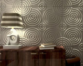 3D Wall Panels, PVC Accent Wall, Modern Decor (50x50 cm)