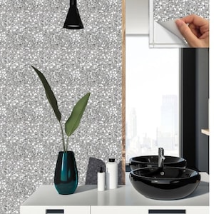 Terrazzo Vinyl Tiles, Peel and stick tiles for kitchen & bathroom, PVC Floor tiles, Vinyl floor stickers, Self adhesive tiles, DIY flooring