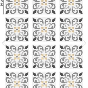 Gray backsplash tile decals , Tile stickers for kitchen and bathroom, Water resistant tile stickers , Peel and stick tile, DIY wall decals