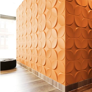 3D wall panels, Decorative Wall Tile, PVC wall decor,  Modern DIY Wall Paneling, 50x50 cm Paintable Wall panel, Interior Wall decor
