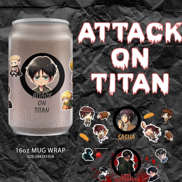 Attack on Titan Wraps Etsy