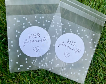 Wedding Candy Bags | Hochzeitsgeschenke | Wedding Sweet Bags | Sweet Cones | Wedding Candy Boxes | His Hers Wedding Favours | Bomboniere