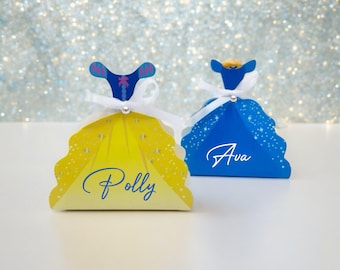 Princess Birthday Decorations Cinderella Party Snow White Sweet Cones Gift Bags
