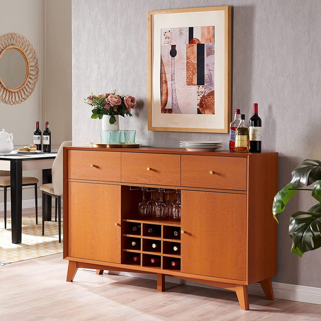 OKD Wine Bar Mid Century Modern Liquor With Etsy