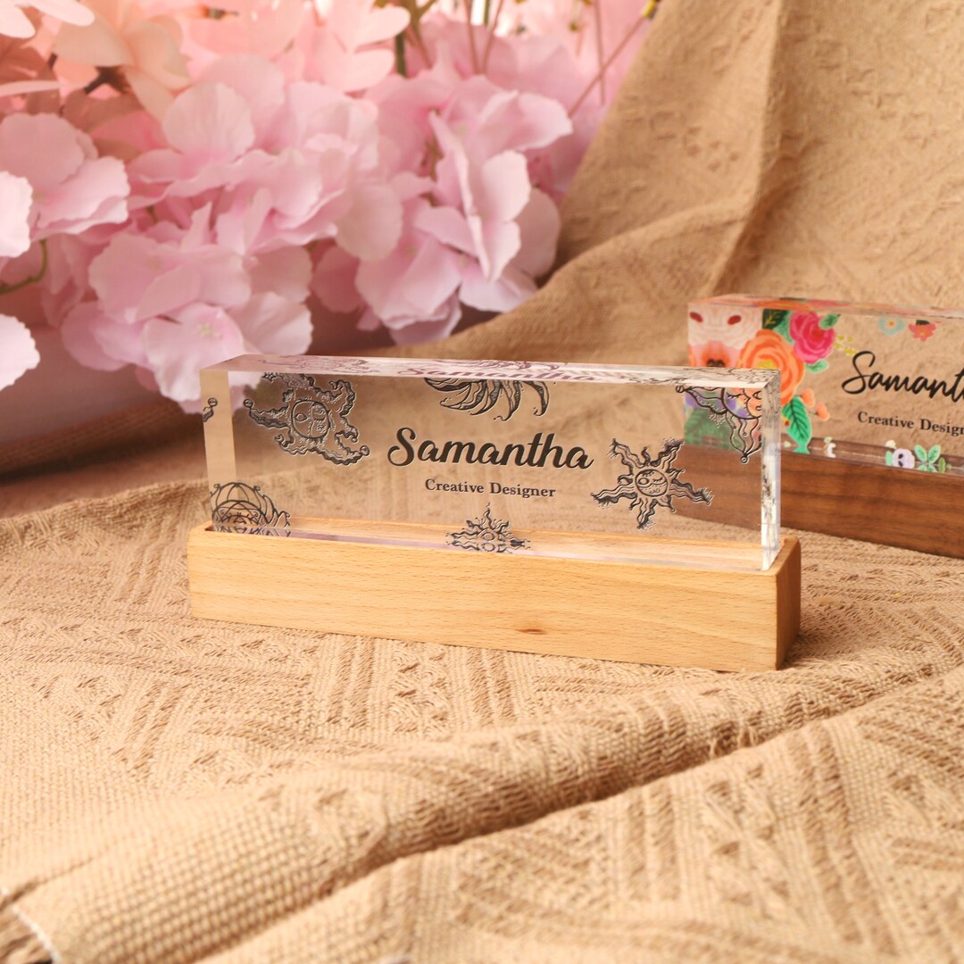 Personalized Desk Name Plate Custom Office Decor Nameplate Etsy Australia