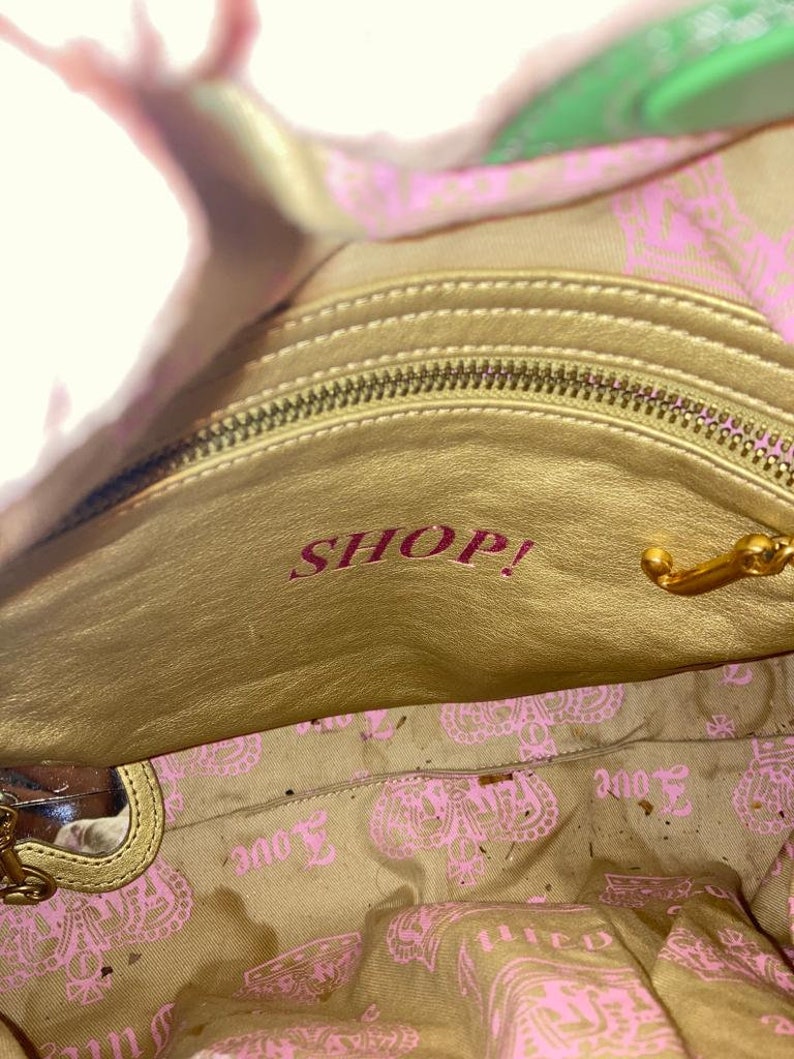 Rosa Samt Juicy Couture Handtasche Bild 5