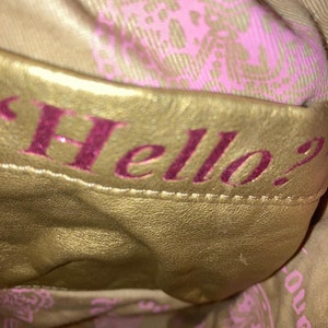 Rosa Samt Juicy Couture Handtasche Bild 6
