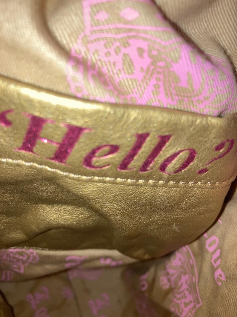 Rosa Samt Juicy Couture Handtasche Bild 6