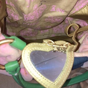 Rosa Samt Juicy Couture Handtasche Bild 7