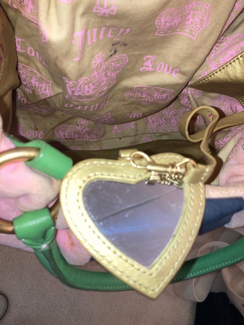 Rosa Samt Juicy Couture Handtasche Bild 7