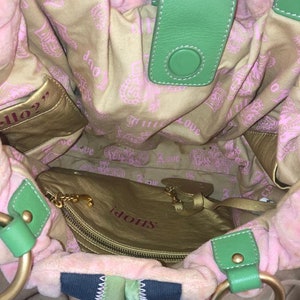 Rosa Samt Juicy Couture Handtasche Bild 4